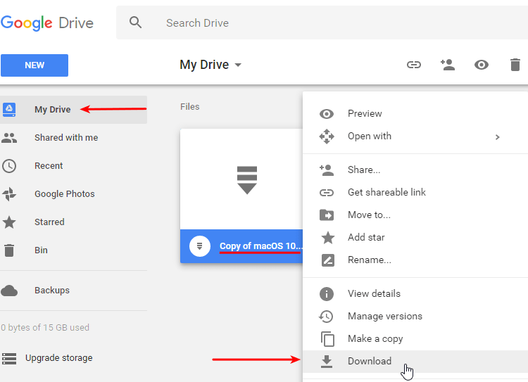 mac os sierra dmg download google drive full